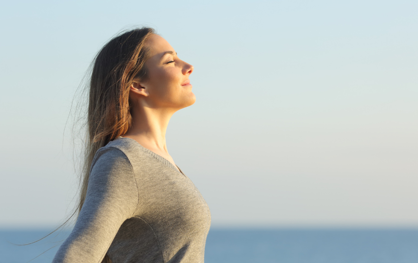 Bewusstes Atmen hilf bei Stress